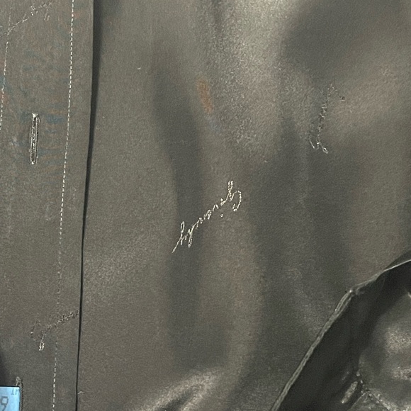 Vintage Givenchy for Chesa spell out button down shirt 100% Polyester - Picture 2 of 4